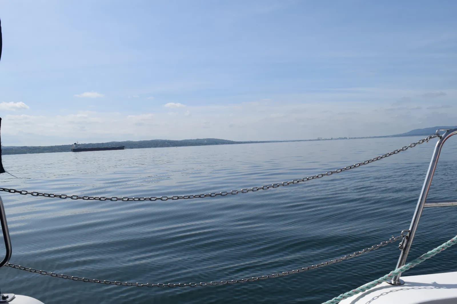 Coastal views from the sea